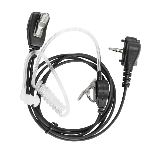 Vertex Portable Radios Air Acoustic Tube 2-Wire Surveillance Mic Headphone Earpiece - Image 5