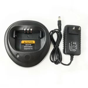 Battery Desktop Charger Compatible with Motorola PR400 CP200 CP200D CP200XLS EP450 DEP450 DP1400 Portable Radio
