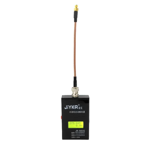 JK-560S Walkie-talkie Frequency Counter Detector Reader 1-30w 100-520mhz CTCSS/DCS Meter Power Measurement JK560S Transmission - Image 5