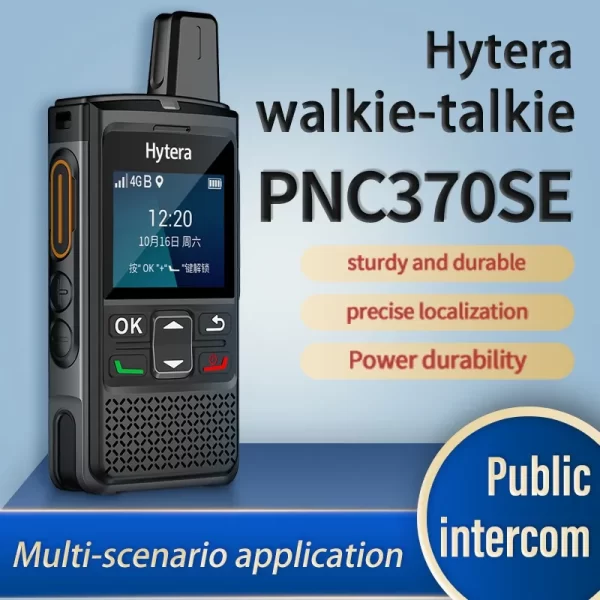 Hytera PNC370se Public Network Walkie Talkie Phone IP67 Waterproof Dustproof GPS BD GLONASS AGPS Positioning