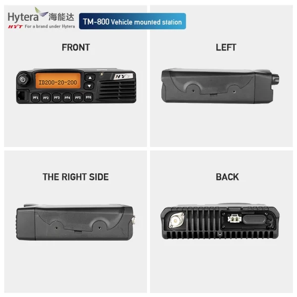 HYT TM800 VHF UHF Vehicel Car Transceiver Hytera Mobile Walkie Talkie - Image 2