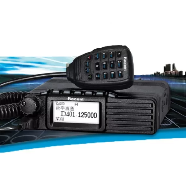 Recent RS-938D 50W UHF 400-470MHZ / VHF 136-174MHz DMR Digital Mobile Transceiver Voice Encryption Function Vehicle Radio - Image 4