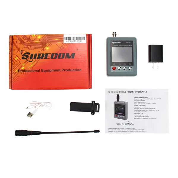 SURECOM SF-103 Digital Frequency Meter Wide Range frequency SF103 Frequency counter 144/430MHz DMR Digital Signal Testable - Image 6