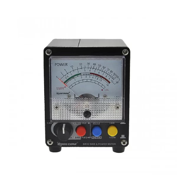 SWR & Power meter SURECOM SW-32UV Highly Accurate 125-525MHz 100W for Measuring Forward Power/Reflected Power/VSWR