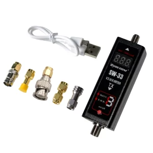 SURECOM SW-33 markII 125-520 Mhz Mini Digital VHF/UHF Power & SWR Meter for Walkie Talkie for Two Way Radio