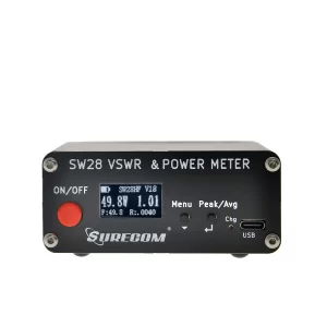 Surecom SW-28HF 1.5-60MHz 120W Highly Accurate RF Meter Mini V.S.W.R. & Power Meter for Forward Power/Reflected Power and VSWR
