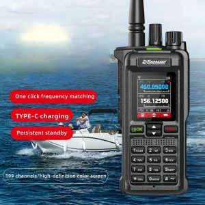 GT12-X2 GT12-X1 Dual frequency 10W VHF UHF FM AM 108-136MHZ Receiver Marine Walkie Talkie for Maritime Operations Road Trips 3000mAh