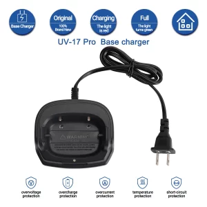 BAOFENG UV-17 PRO EU/US Battery Charge Base Charger for Baofeng UV-17 PRO Two-Way Radio UV17 PRO Walkie Talkie