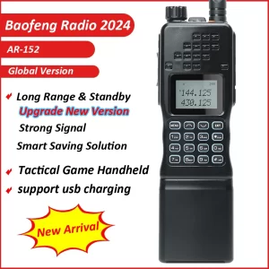 2024 Baofeng AR-152 Powerful Walkie Talkie Long Range Tactial Game Ham CB Two way Radio Baofeng AR152