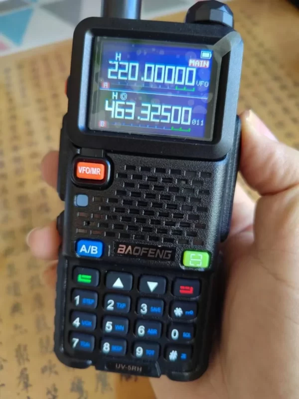 2024 Baofeng UV-5RH 136-174MHz 220-260MHz 400-520MHz Tri-Bands Two Way Radios - Image 2