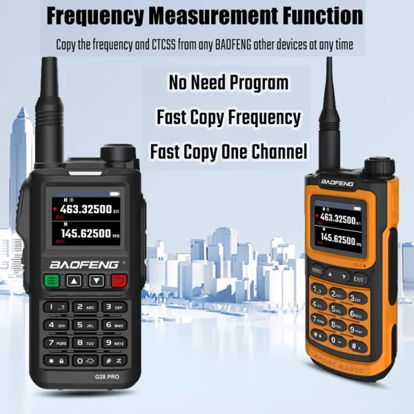 2024 Baofeng UV-G28 PRO 10W Walkie Talkie Waterproof Long RangeUHF VHF Four Band Portable Radio - Image 2