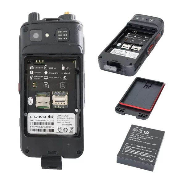 2024 NEW W6+ Walkie Talkie 4G Network Radio W6 PLUS Android 10 Unlock LTE/WCDMA/GSM POC Radio Work with Real PTT Zello with WIFI - Image 3