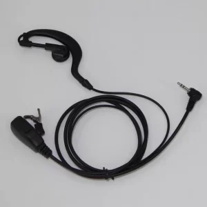 1 Pin 2.5mm Earpiece with Mic PTT G Shape for Motorola Radios Cobra Talkabout MH230R MH230TPR MR350R MS350R MT350R