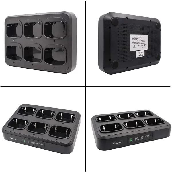 TYT MD390 Multifunctional 6-Way Rapid Charger For Tytera MD-390 MD-UV390 for Retevis RT8 RT81 RT82 RT83 RT87 RT47 RT50 DMR Radio - Image 4