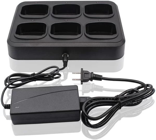 TYT MD390 Multifunctional 6-Way Rapid Charger For Tytera MD-390 MD-UV390 for Retevis RT8 RT81 RT82 RT83 RT87 RT47 RT50 DMR Radio