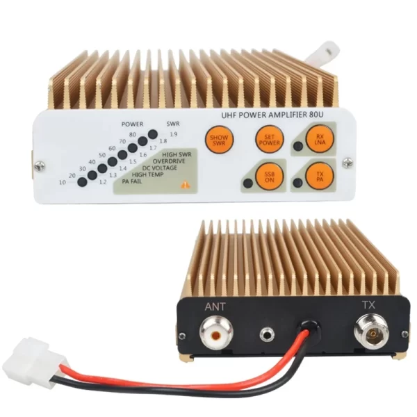 Two way Radio BJ-550 UHF Power Amplifier, Power Set Level 10-80W, 1.2-1.9 V. AM, SSB Modulation Mode - Image 3