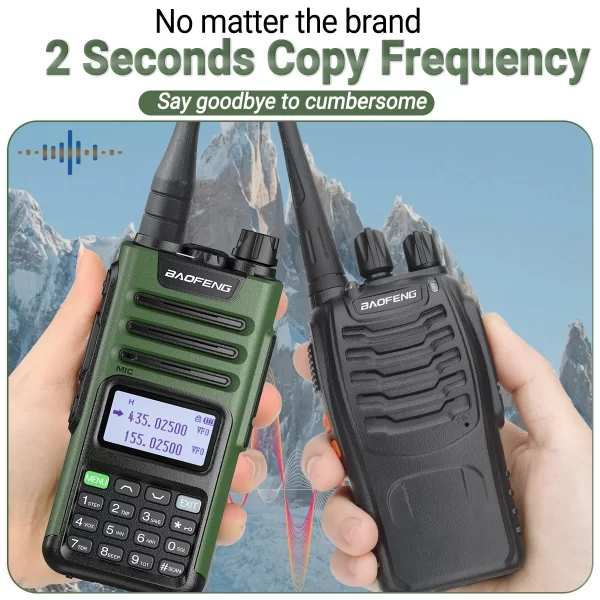 BaoFeng M-13 Pro AM FM Walkie Talkie Long Range Two Way Transceiver Ham Radio Wireless Copy Frequency Type-C UV 13 Pro Radio - Image 3