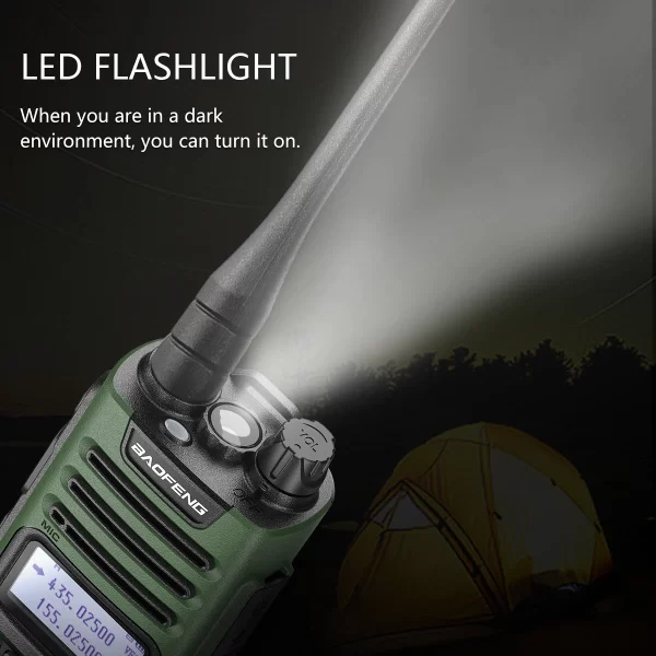 BaoFeng M-13 Pro AM FM Walkie Talkie Long Range Two Way Transceiver Ham Radio Wireless Copy Frequency Type-C UV 13 Pro Radio - Image 5