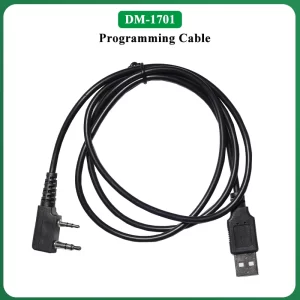 Baofeng DM 1701 USB Programming Cable For DM-1801 DM-1802 DM-1702 DM-1702B DM-5R RD-5R DMR Walkie Talkie Radio Accessory Driver