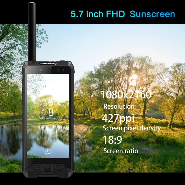 CONQUEST S29 EAC GOST Certificate IP68 Waterproof 5G Rugged Smartphone Mobile Phone Fingerprint Face Unlock Android Phone - Image 5