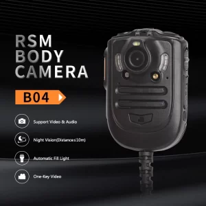 Inrico B04 RSM Body Camera PTT Wireless Microphone Infrared Night Vision Mini Portable Speaker Mic for Two Way Radio
