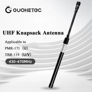 GUOHETEC PMR-171 Piggyback Bendable Antenna (U Band) And TBR-119 (U/V Band) Simple Durable Portable TNC Goose tube Antenna