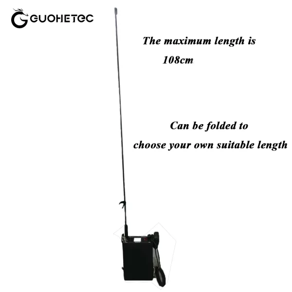 GUOHETEC PMR-171 Whip Portable UV Antenna Transceiver Piggyback Folding Antenna TBR-119 Simple Durable Portable TNC Antenna - Image 2