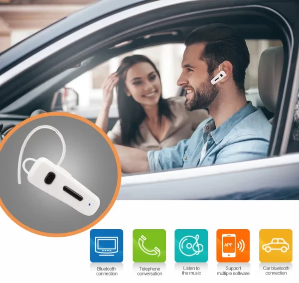 Bluetooth Headphone Wireless Speaker Microphone Earpiece Zello Ptt Bluetooth for Android ios System HB680AP