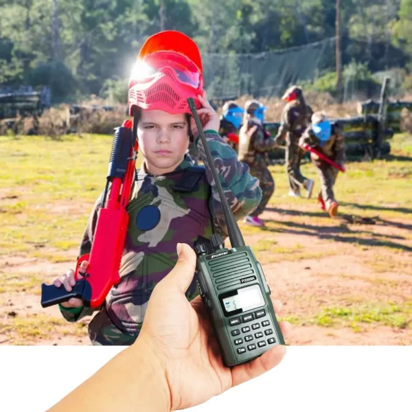 Green PuXing PX-888K Dual Band VHF 136-174MHz UHF 400-480MHz 5W Portable Radio - Image 3