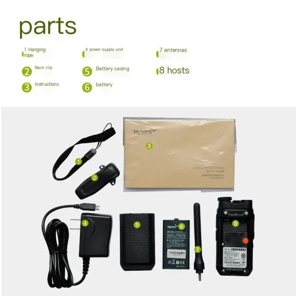 Hytera BD350 Handheld Commercial Digital Walkie Talkie UHF 400-470MHz - Image 6