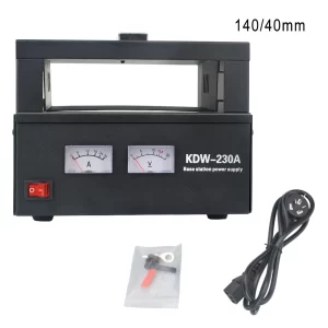 KDW-230A Mobile Radio Iron Case Box with 13.8V Power supply for Kenwood TK868 TK868G Yaesu FT-1907 FT-2900 FT-7900 FT-1900 walkie talkie