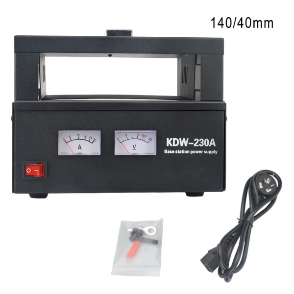 KDW-230A Mobile Radio Iron Case Box with 13.8V Power supply for Kenwood TK868 TK868G Yaesu FT-1907 FT-2900 FT-7900 FT-1900 walkie talkie