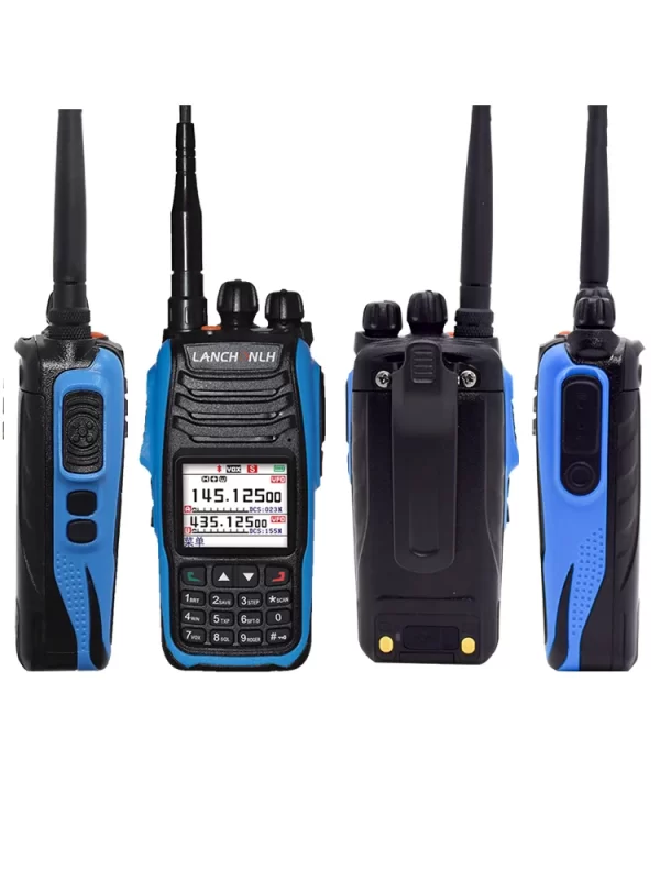 LANCHONLH HG-UV79 Bluetooth Walkie Talkie 10W Amateur  Dual-Band VHF UHF Radio Handheld TransceiverHam Radio Station with Air Band Receive Color LCD Finger PTT Motorcycle - Image 4