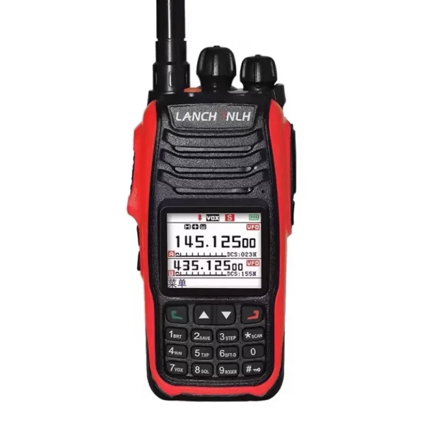LANCHONLH HG-UV79 Bluetooth Walkie Talkie 10W Amateur  Dual-Band VHF UHF Radio Handheld TransceiverHam Radio Station with Air Band Receive Color LCD Finger PTT Motorcycle - Image 5