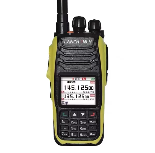 LANCHONLH HG-UV79 Bluetooth Walkie Talkie 10W Amateur  Dual-Band VHF UHF Radio Handheld TransceiverHam Radio Station with Air Band Receive Color LCD Finger PTT Motorcycle - Image 6