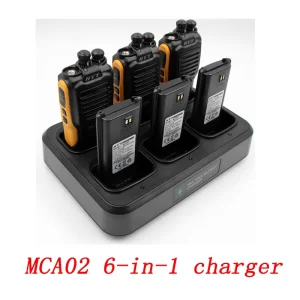MCA02 6 in1 Charger Multi units Charger for HYT HYTERA radios TC-610 TC-620 POWER446 TC-610P TAKT-301 BL2001 BL1204 TC610S TC618 TC626 AKL-2001 TC610 TC620