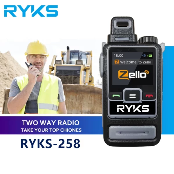 Long Range 4G LTE Zello Radio PTT Bluetooth Long Range GPS Wifi Network PoC Walkie Talkie - Image 6