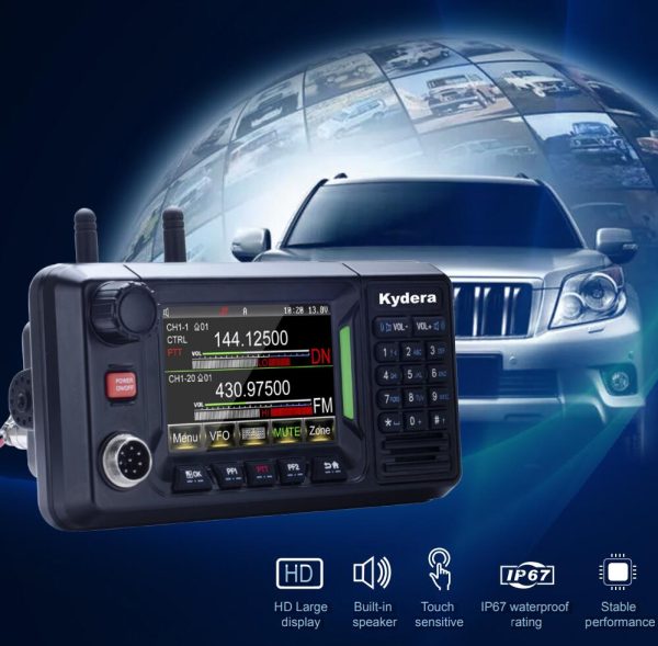 New Arrival Kydera CDR-500UV GPS Waterproof Dual Band DMR Digital Mobile Radio Bluetooth 5.0 - Image 5