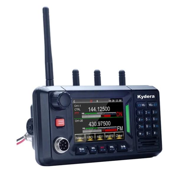 New Arrival Kydera CDR-500UV GPS Waterproof Dual Band DMR Digital Mobile Radio Bluetooth 5.0