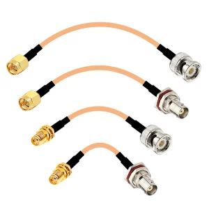 SMA Male/Female to BNC Plug /Jack Bulkhead Pigtail Cable RG316 Wholesale Fast Ship 15cm/30cm/50cm/100cm