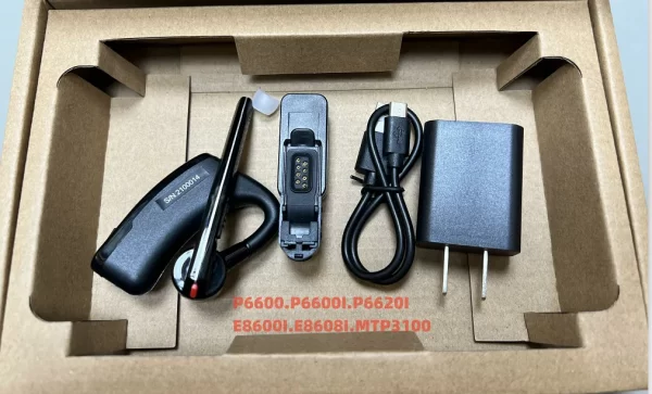 BT Earpiece Wireless MOTOROLA Radio with adaptor for MTP3150 MTP3250 MTP3100 MTP3550 P6600 P6600i P6620i E8600i E8608i - Image 3