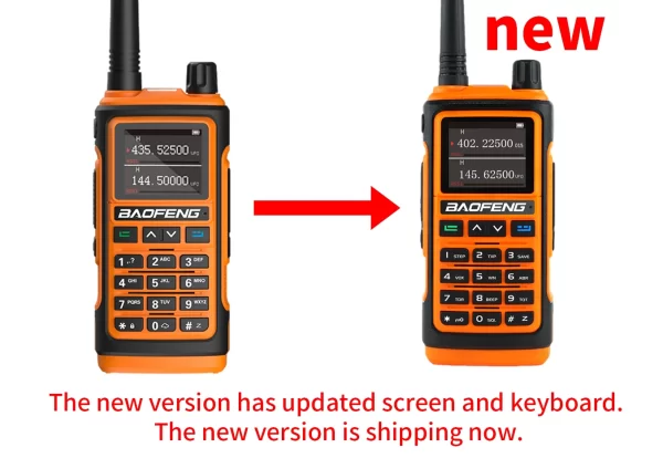 BaoFeng UV-17M Walkie Talkie Airband 6 Frequency Original Powerful Ham Type-c Charger Long Range UHF VHF Two Way Portable Radio