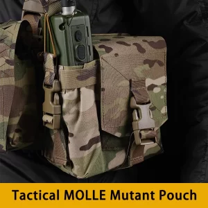 Tactical Multi-purpose Mutant Pouch Harris 152 MPU5 Radios Water Bottles Bag Night Vision Goggles 556 Mag Carrier MOLLE Airsoft