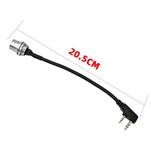 AN/PRC 152/148 6 pin plug turn to Kenwood adapter U-283/U walkie talkie DIY connector U-283/U 6 pin plug turn to kenwod socket adapter does not include Baofeng walkie-talkie - Image 5