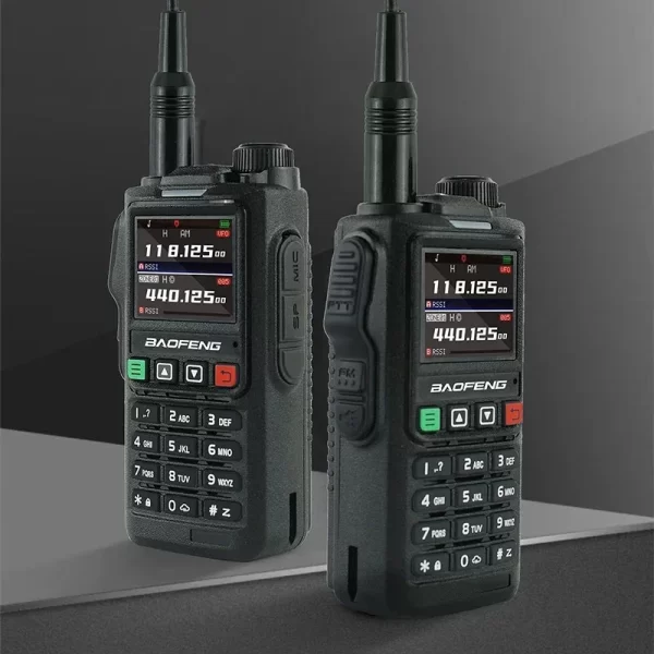Baofeng UV18 Pro Max Walkie Talkie Six-Band GPS AM FM  Wireless Frequency Copy  1.77 inch LED and Updated UV-17 Pro GPS Ham Radio 8800 Mah - Image 3
