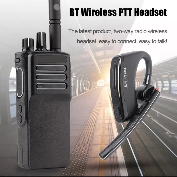Finger PTT Bluetooth Headset for Motorola EP450 GP88 CP88 PR-400 PMR-446 etc Two way Radio - Image 3
