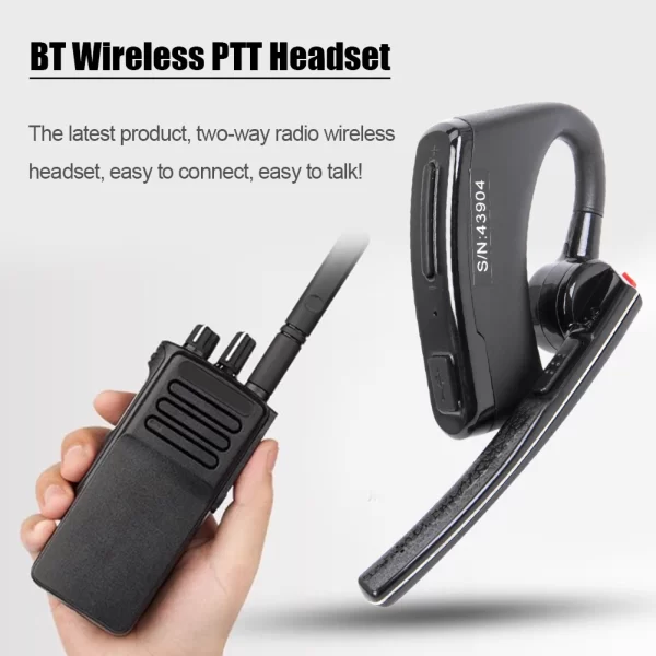 Finger PTT Bluetooth Headset for Motorola EP450 GP88 CP88 PR-400 PMR-446 etc Two way Radio - Image 4