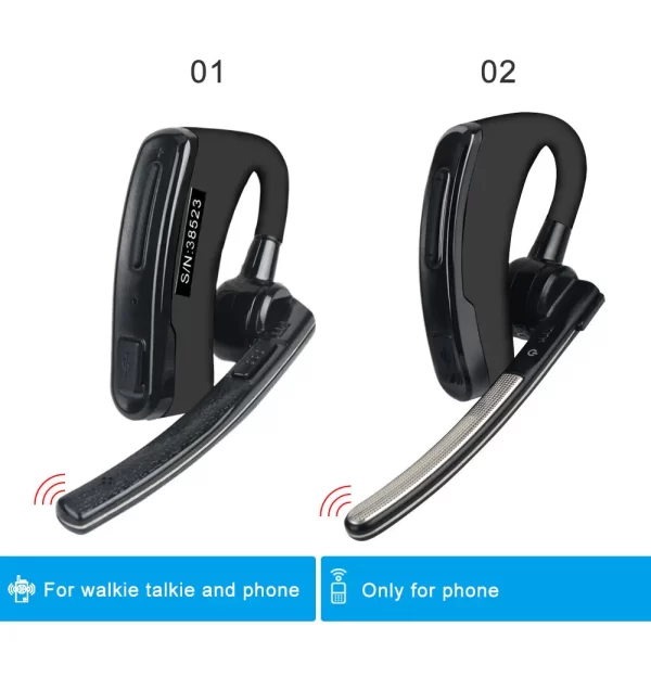 Bluetooth Earphone Wireless Finger PTT For Kenwood For Baofeng UV 5R 888S Two-way Radio For Phone