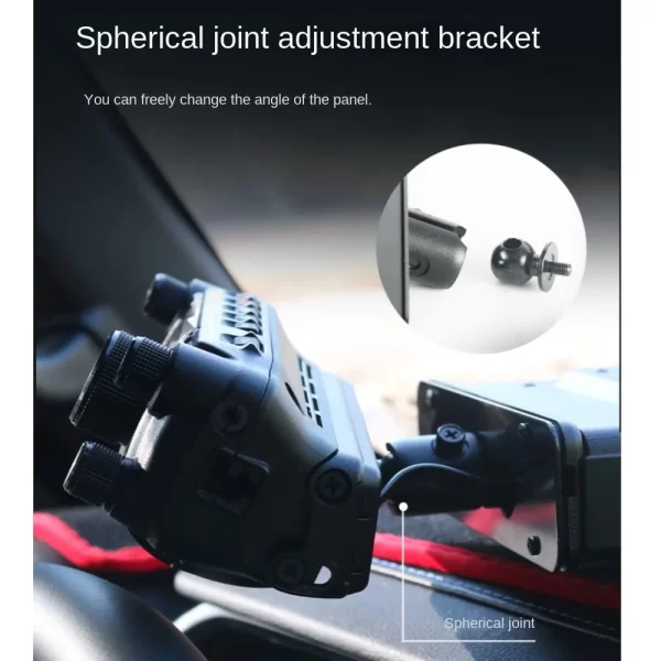 YAESU SJMK-500 Spherical Joint Mounting Kit FTM-500DR Panel Bracket - Image 2