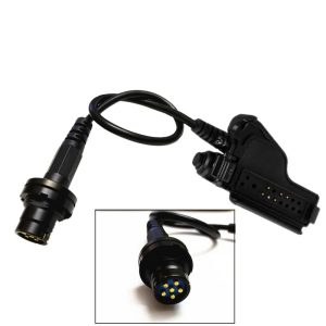 AN/PRC-152/PRC 148 Harris walkie talkie 6 pin plug turn to Motorola HT1000 GP900 XTS2500 MTX838 adapter U-283/U connector